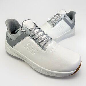 New Orthofeet Birdie Hands-Free Spikeless Golf Shoes Men's Size 11.5 (EE) White